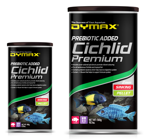 DYMAX CICHLID PREMIUM 560G/1200ML